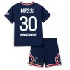 Officiële Voetbalshirt + Korte Broek Paris Saint-Germain Lionel Messi 30 Thuis 2021-22 - Kids